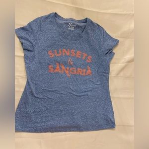 Sunsets and Sangrias t-shirt XL